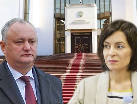 Игорь Додон и Майя Санду 